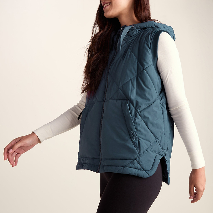 Fozard Womens Lightweight Insulated Quilted Gilet - Graphite