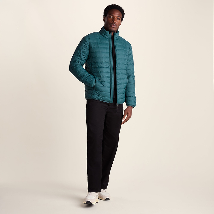 Gibson Mens Insulated Padded Jacket - Dark Turquoise