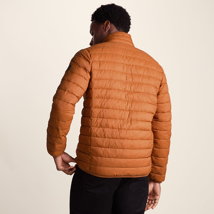 Gibson Mens Insulated Padded Jacket - Mahoganey