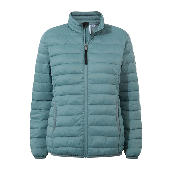 Gibson Womens Insulated Padded Jacket - Smokey Teal