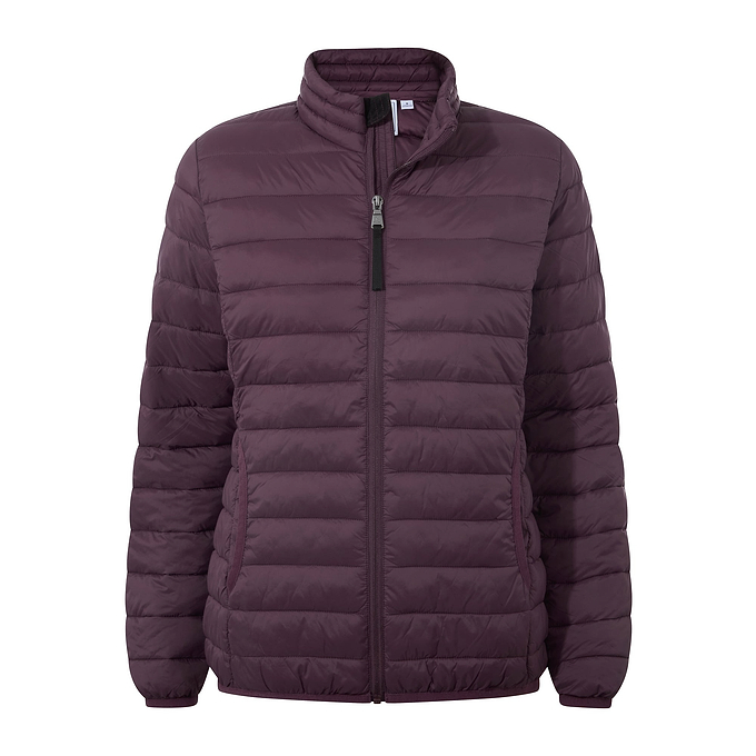 Gibson Womens Insulated Padded Jacket - Dark Mauve