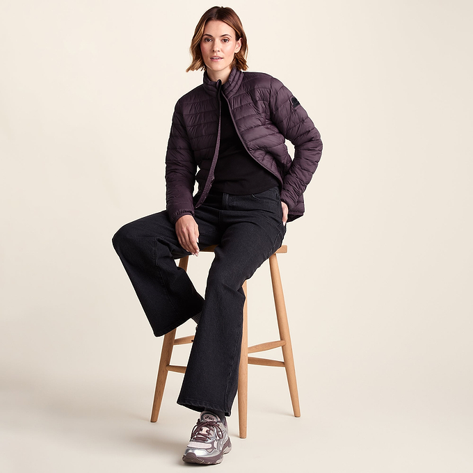 Gibson Womens Insulated Padded Jacket - Dark Mauve