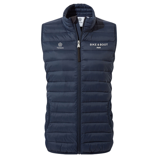 Bike & Boot Womens - Gibson Insulated Padded Gilet Dark Indigo