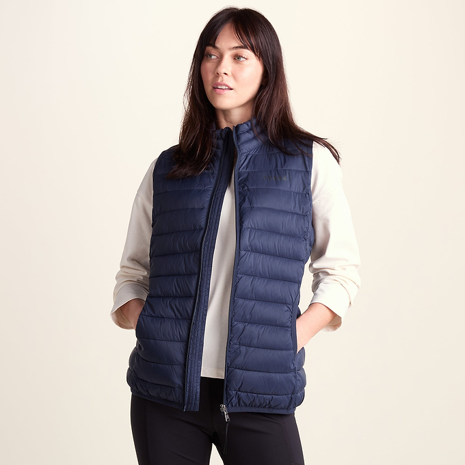 Gibson Womens Insulated Padded Gilet - Dark Indigo