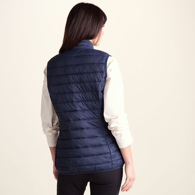 Gibson Womens Insulated Padded Gilet - Dark Indigo