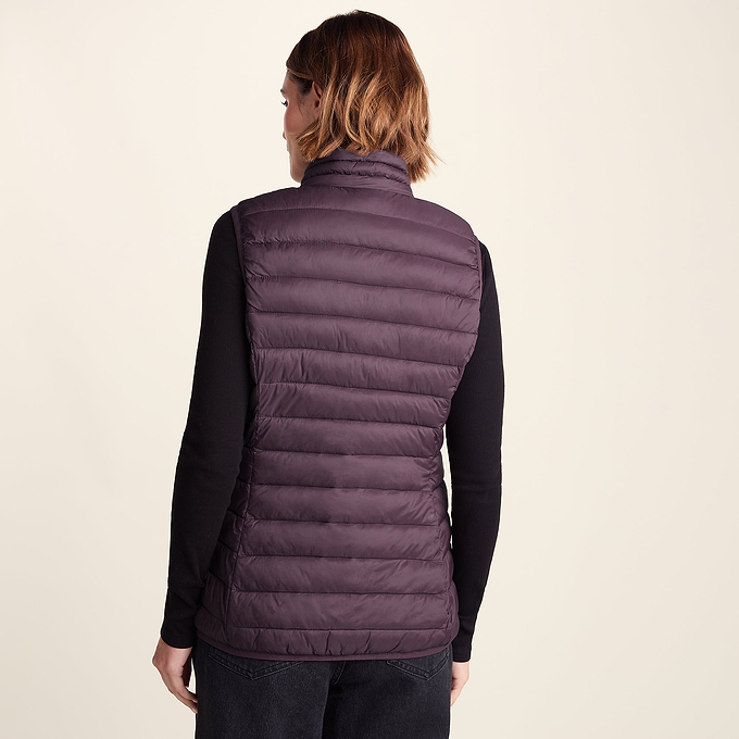 Gibson Womens Insulated Padded Gilet - Dark Mauve