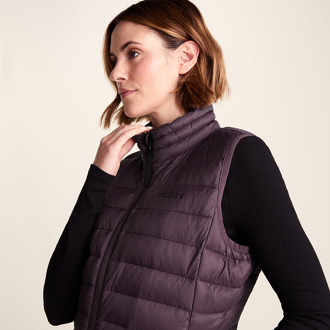 Gibson Womens Insulated Padded Gilet - Dark Mauve