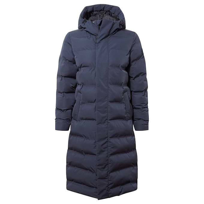 Glaston Womens Shower Resistant Insulated Parka - Dark Indigo