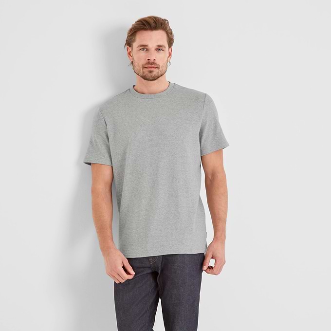 Goodman Mens Supersoft T-Shirt - Light Grey Marl