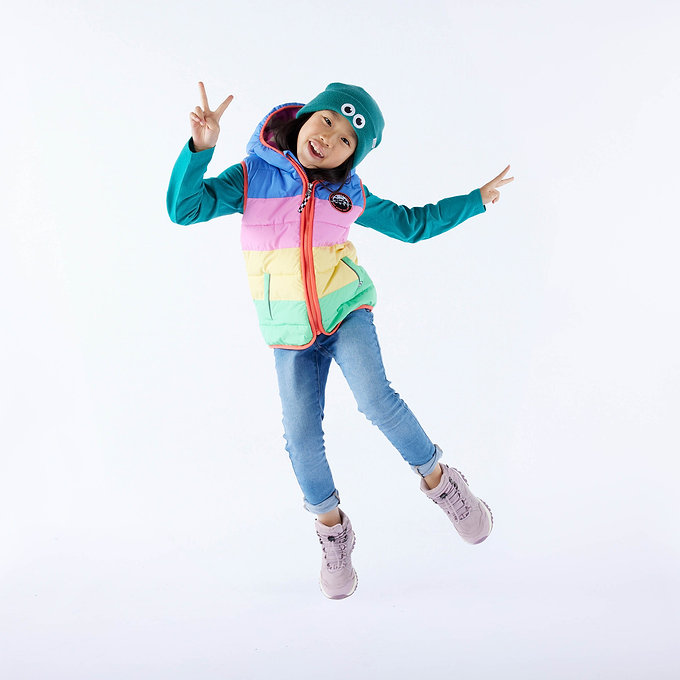 Gotland Kids Shaun the Sheep Gilet - Blueberry