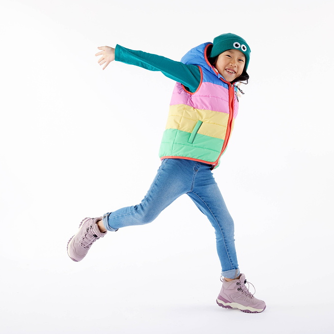 Gotland Kids Shaun the Sheep Gilet - Blueberry