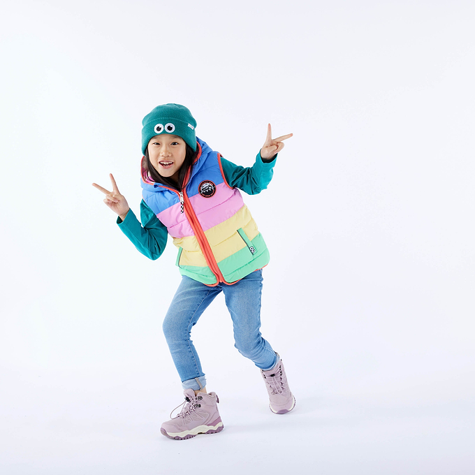 Gotland Kids Shaun the Sheep Gilet - Blueberry