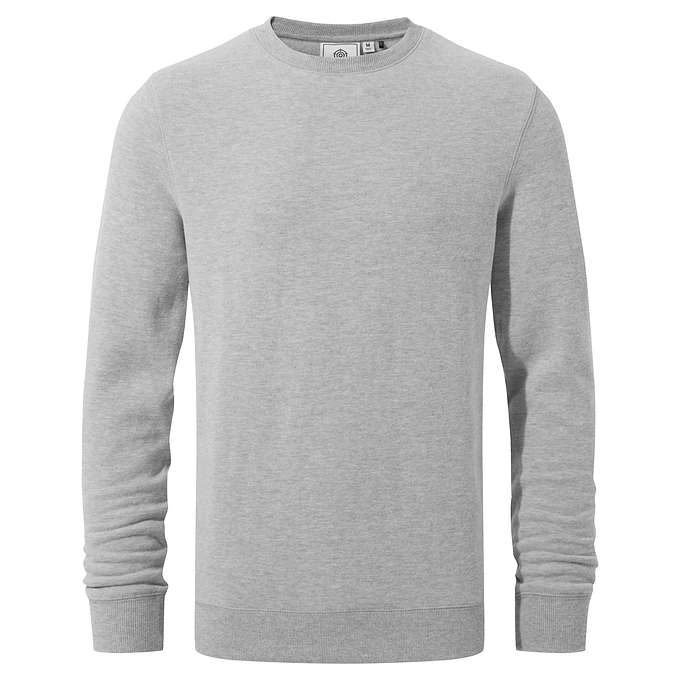 Greetland Mens Sweat - Grey Marl