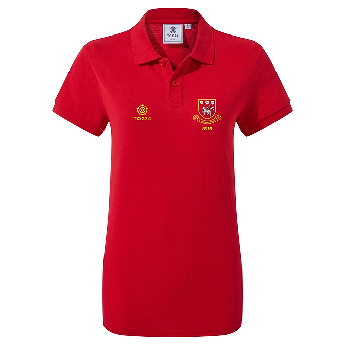 Cleckheaton RUFC Womens - Hamerton Polo Shirt Jalapeno Red