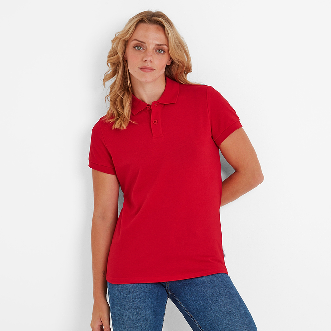 Hamerton Womens Polo Shirt - Jalapeno Red