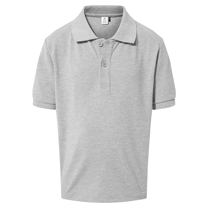 Hamerton Kids Polo Shirt - Grey Marl