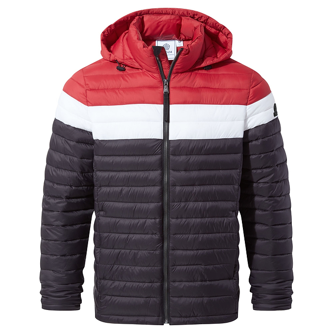 Harden Mens Jacket - Black/Red/White