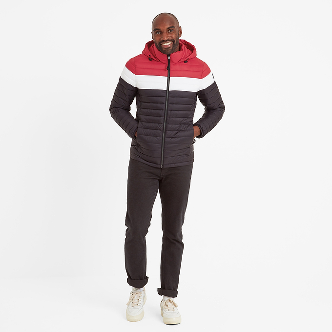 Harden Mens Jacket - Black/Red/White