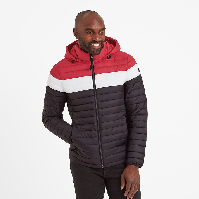Harden Mens Jacket - Black/Red/White