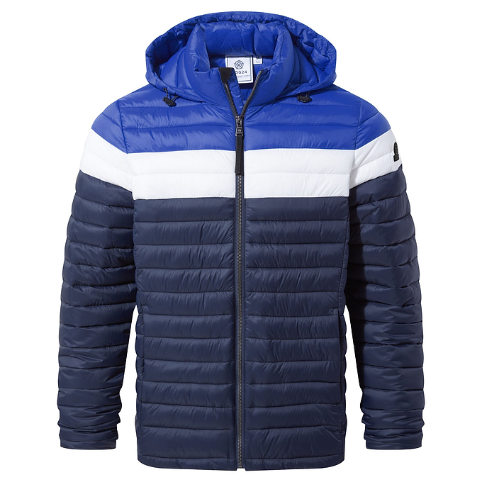 Harden Mens Jacket - Navy/Royal/White