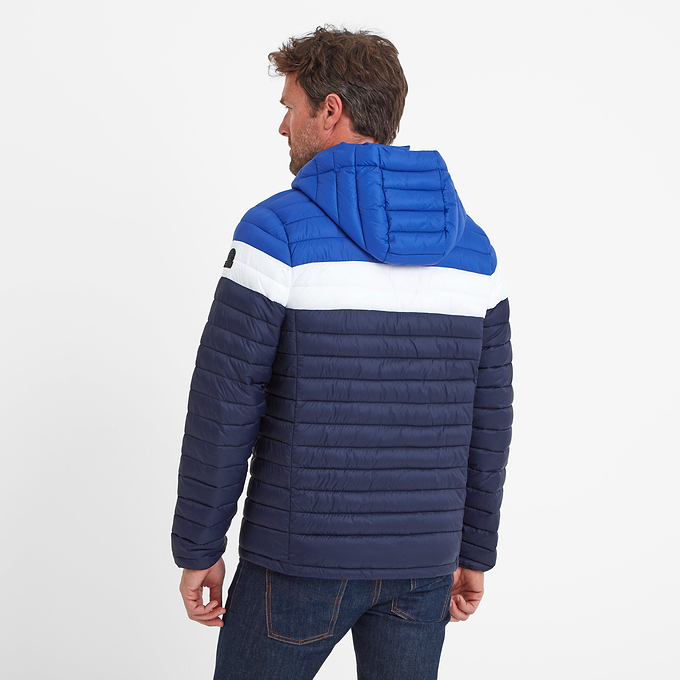 Harden Mens Jacket - Navy/Royal/White