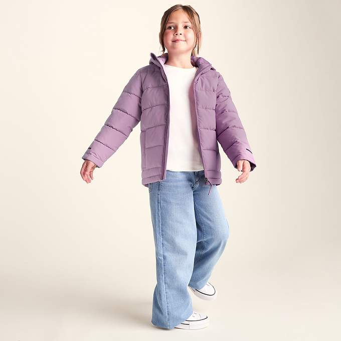 Harecroft Kids Padded Jacket - Heather Purple