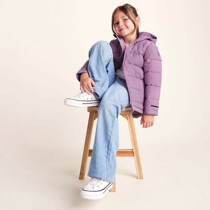 Harecroft Kids Padded Jacket - Heather Purple