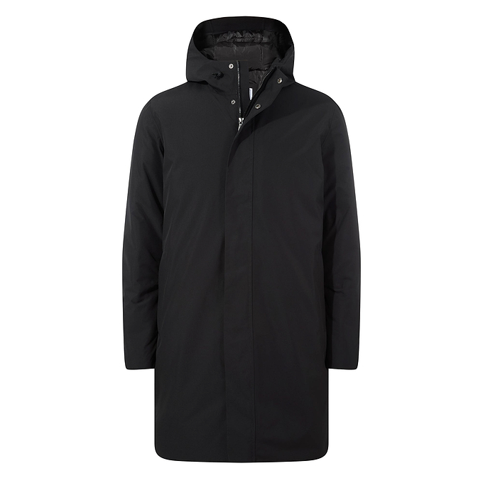 Harris Mens Waterproof Insulated Parka - Black