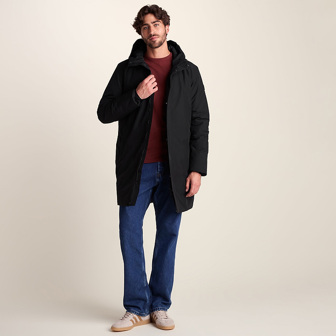 Harris Mens Waterproof Insulated Parka - Black