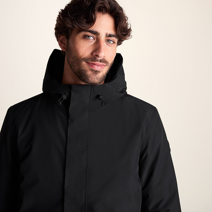 Harris Mens Waterproof Insulated Parka - Black