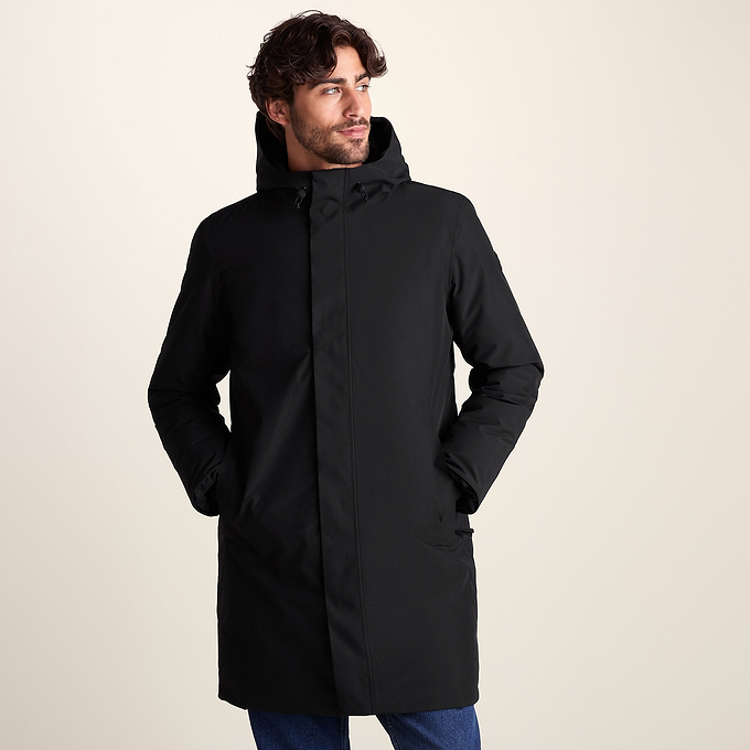 Harris Mens Waterproof Insulated Parka - Black
