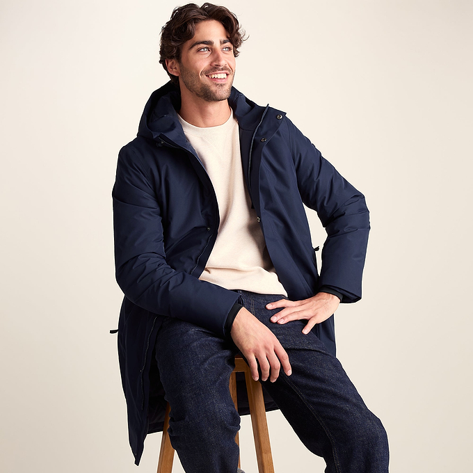 Harris Mens Waterproof Insulated Parka - Dark Marine