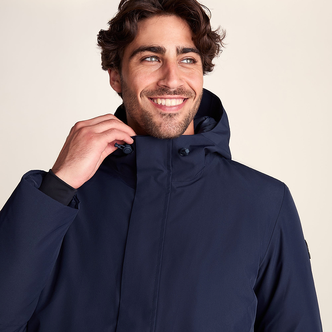 Harris Mens Waterproof Insulated Parka - Dark Marine