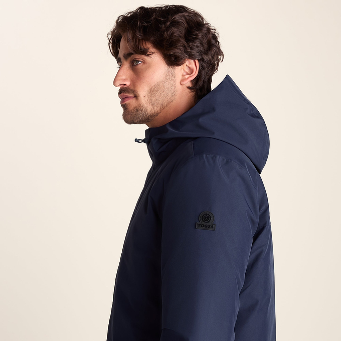 Harris Mens Waterproof Insulated Parka - Dark Marine