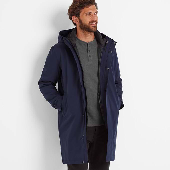 Haydon Mens Waterproof 3in1 Jacket - Dark Marine