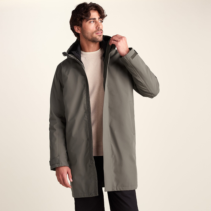 Haydon Mens Waterproof 3in1 Jacket - Ash Brown