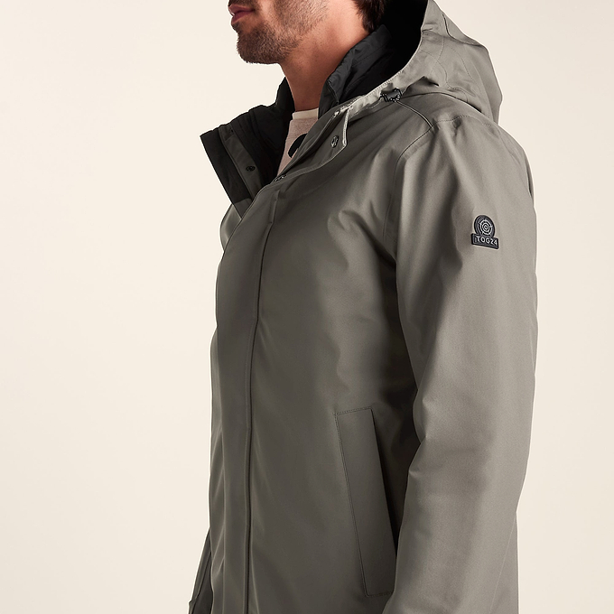 Haydon Mens Waterproof 3in1 Jacket - Ash Brown
