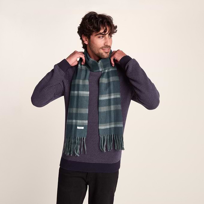 Hayner Woven Scarf - Dark Indigo