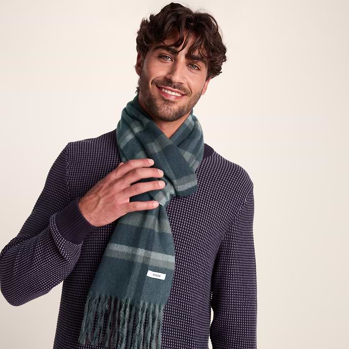 Hayner Woven Scarf - Dark Indigo