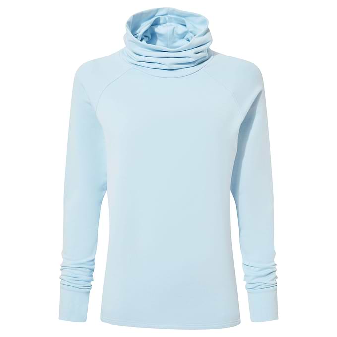Hemming Long Sleeve Sports Top Womens - Ice Blue