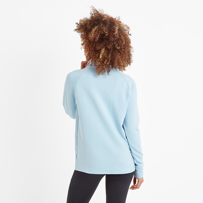 Hemming Long Sleeve Sports Top Womens - Ice Blue