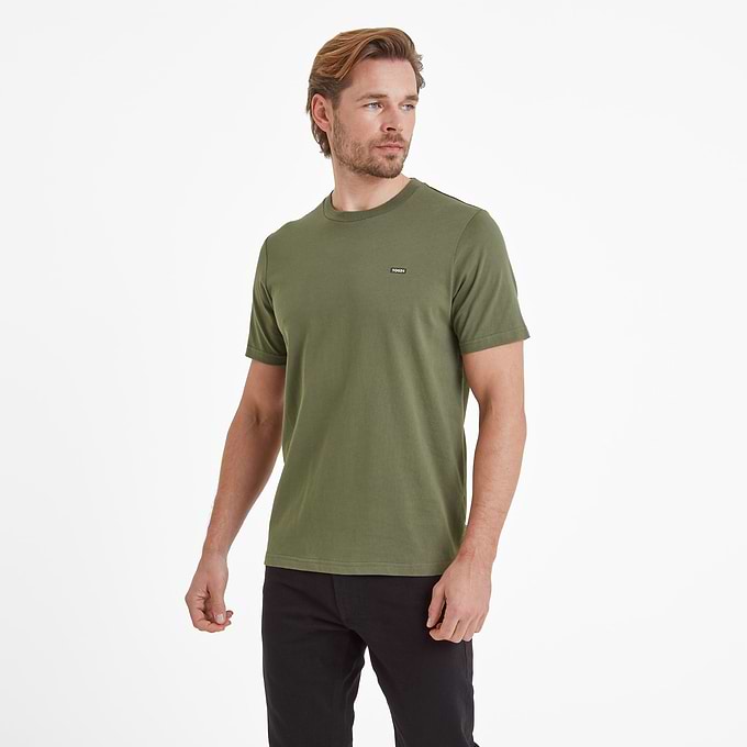 Howard Mens 100% Cotton Supersoft T-Shirt - Forage Green