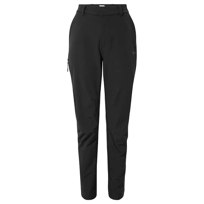 Hurstead Mens Softshell Walking Trousers Short - Black