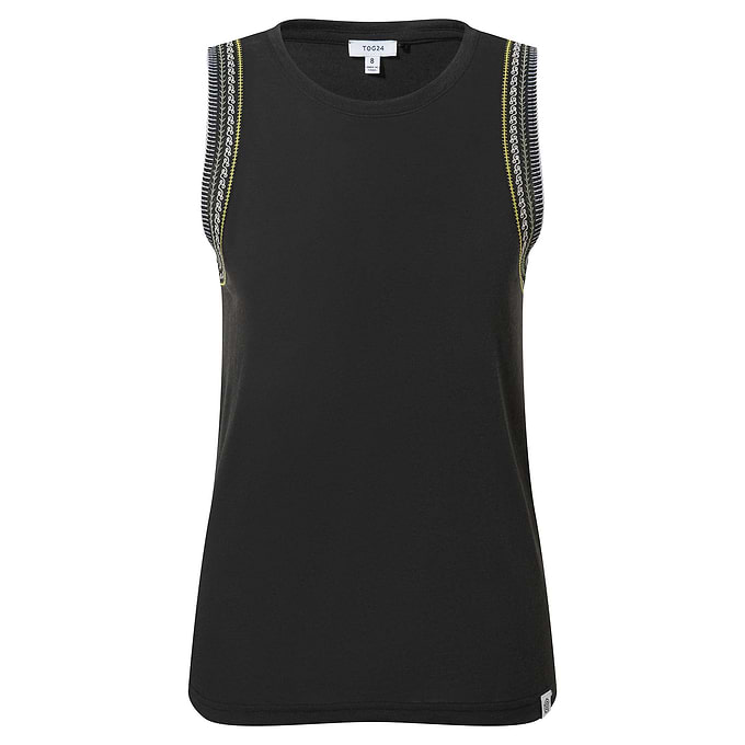 Iris Womens Vest - Washed Black