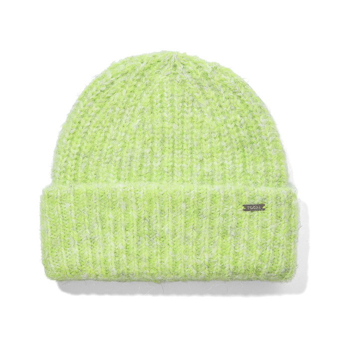 Isabella Supersoft Chunky Knit Beanie  - Lemon Lime Melange
