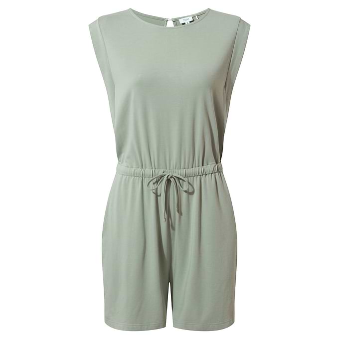 Jacinda Womens Supersoft Jersey Playsuit - Pistachio