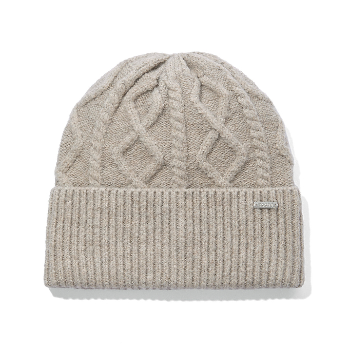 Janice Supersoft Cable Knit Beanie - Simply Taupe