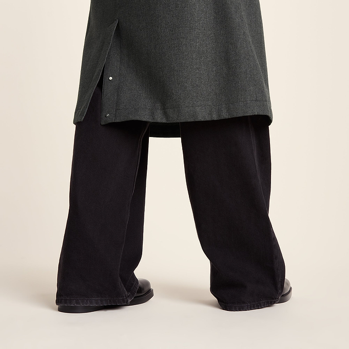 Jemima Womens Waterproof Longline Belted Trench Coat - Charcoal Melange