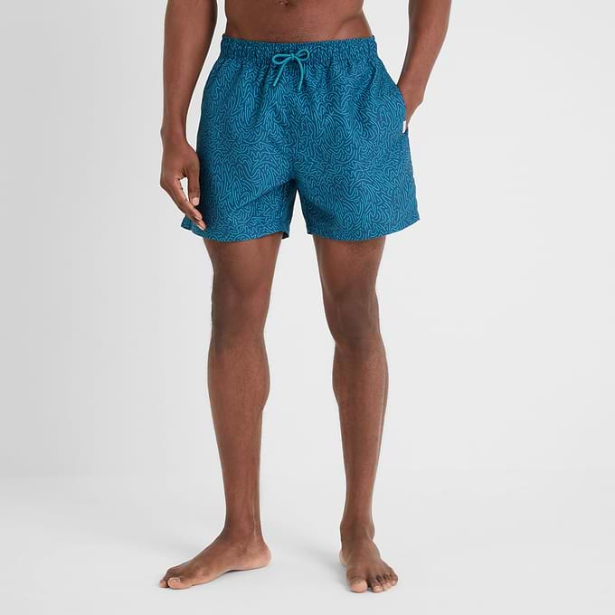 Kai Mens Swimshorts - Night Sea Sketch Print