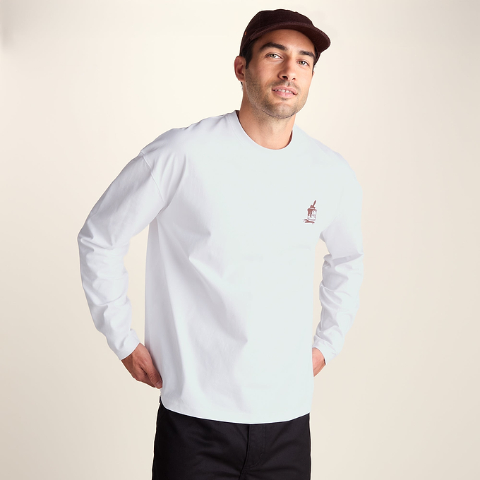 Kaycee Mens Premium Heavyweight 100% Cotton Jersey Top - Optic White